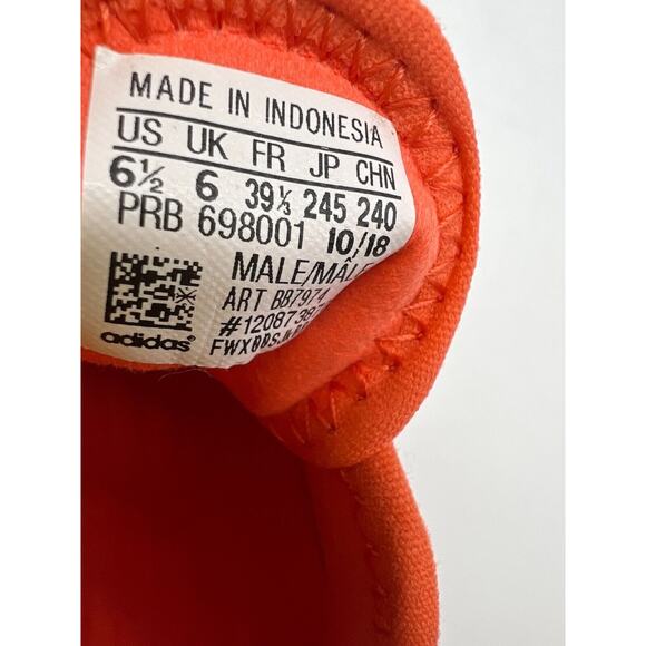 Adidas Predator Malice Control BB7974 Orange Purple Rugby Cleats Men's Size 6.5 - Picture 3 of 12